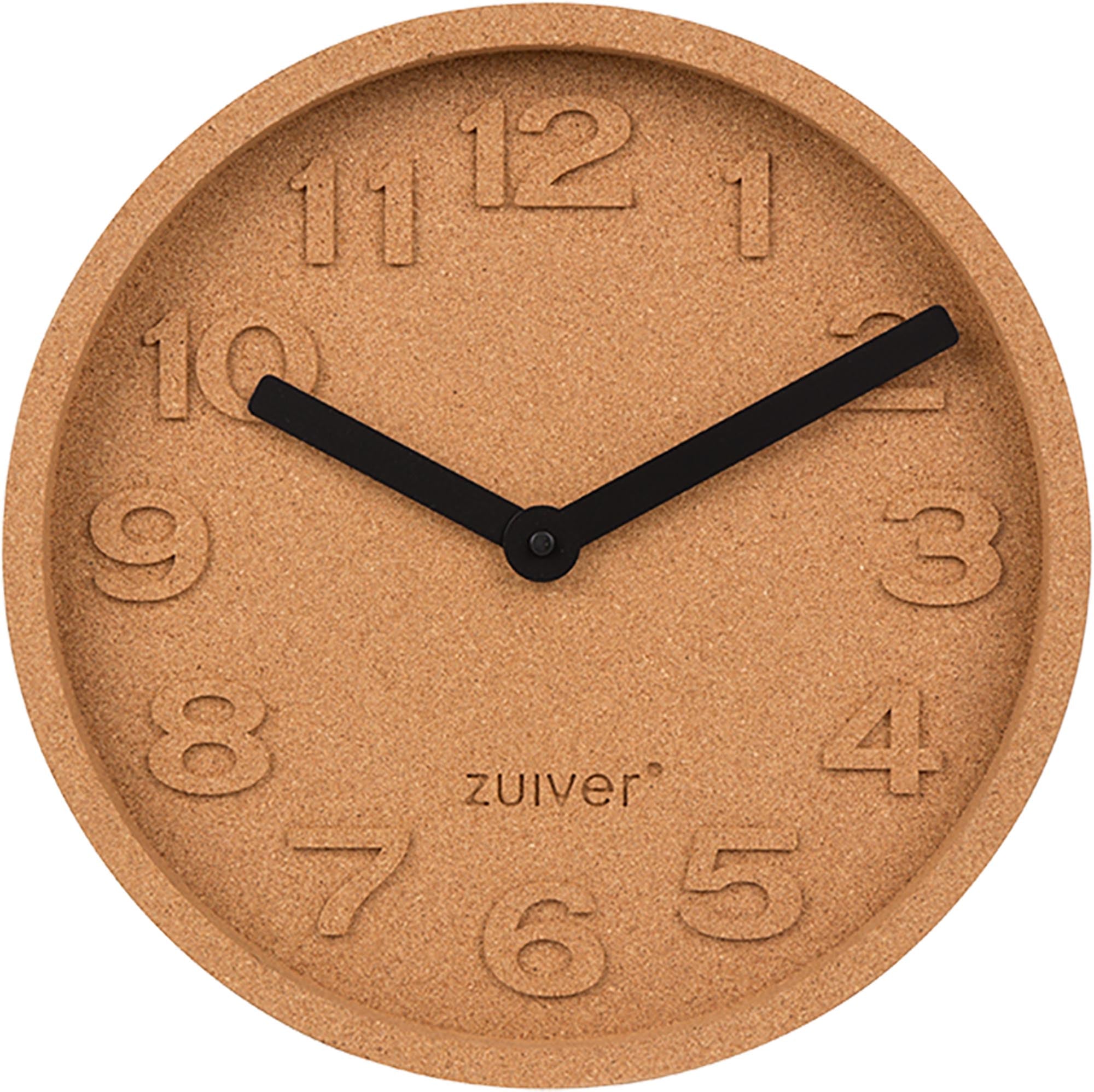 Entdecken Sie die Wanduhr "Time Cork" von Zuiver – ein stilvolles, nachhaltiges Accessoire aus Kork für Ihr Zuhause. Minimalistisches Design trifft Funktionalität.