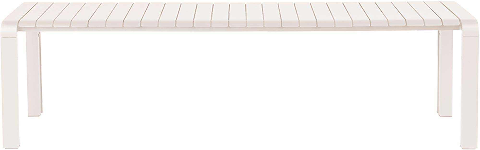 Elegante Gartenbank Vondel von Zuiver aus wetterfestem Akazienholz, ideal für Terrasse und Garten. Komfort und Stil vereint.