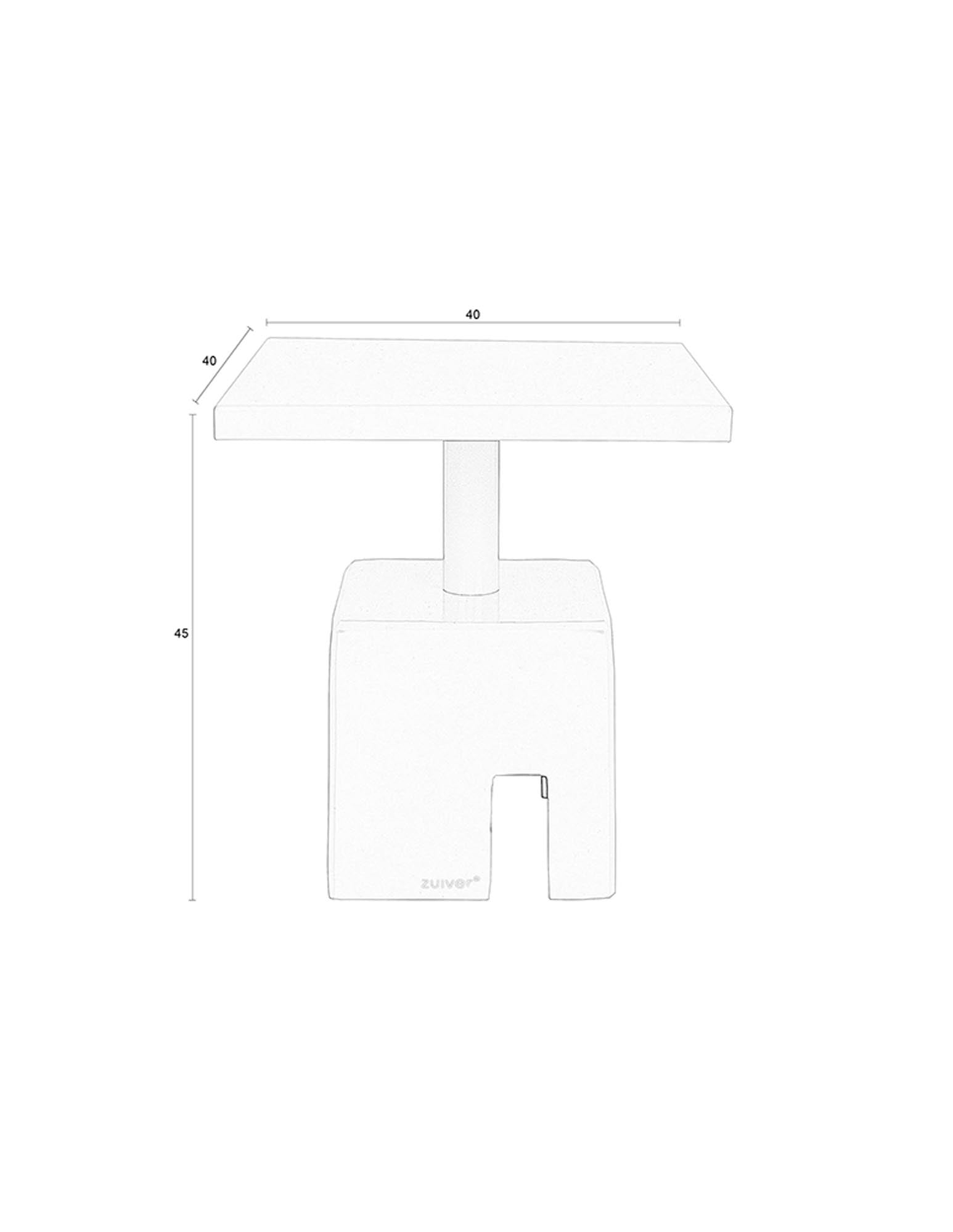 Zuiver Chubby: Eleganter Beistelltisch, ideal für moderne Wohnräume.