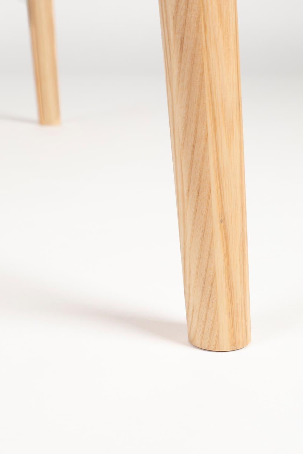 Eleganter Zuiver Twist Tisch: Eiche, rund, ausziehbar 120-160 cm.