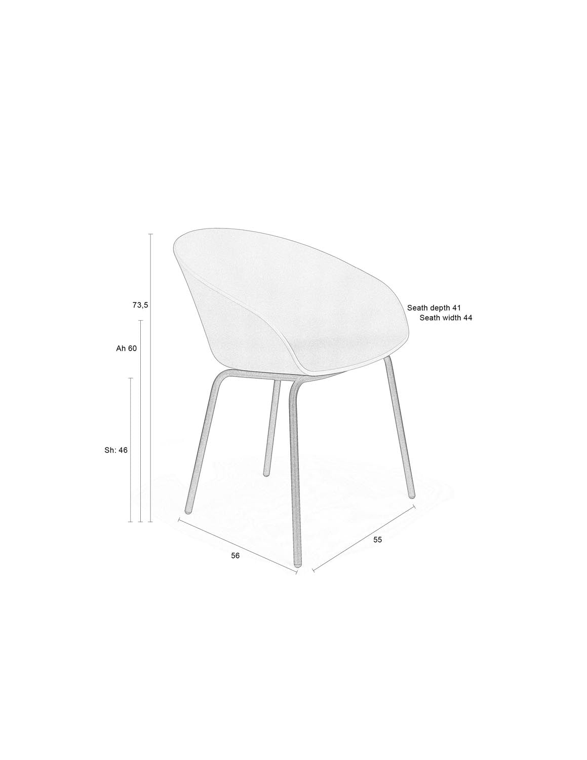 Erlebe den Void Sessel Latte Brown von Zuiver: Ein eleganter, umweltfreundlicher Stuhl aus recycelten Materialien, der Komfort und Stil vereint.