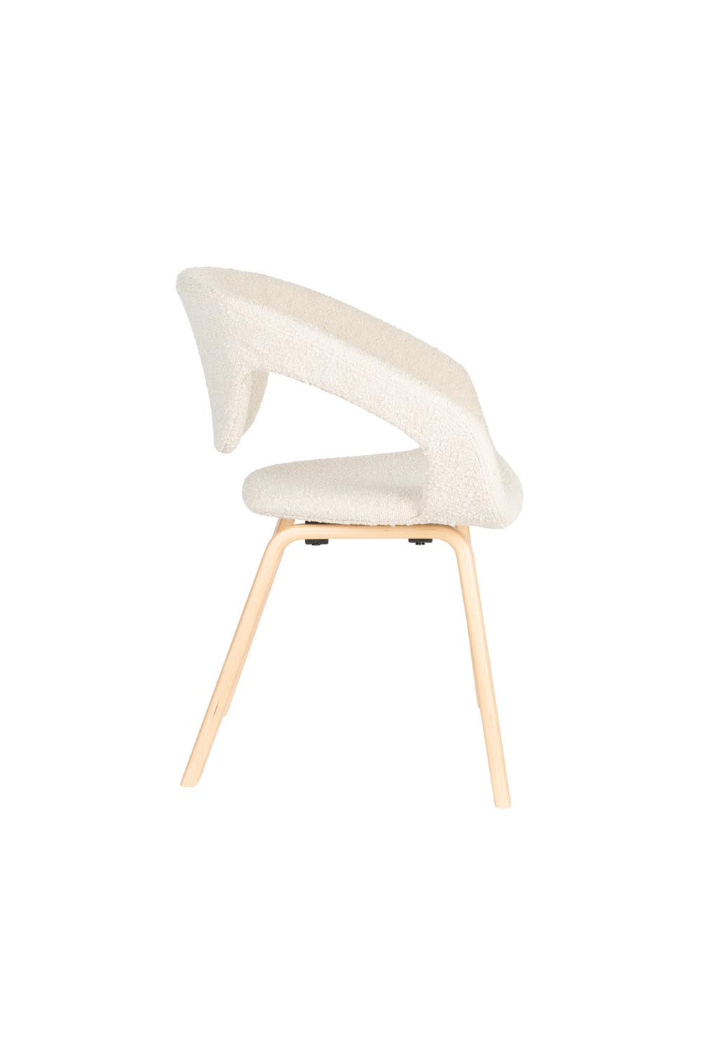 Zuiver Flexback Stuhl Beige: Modernes Design trifft auf Bequemlichkeit.