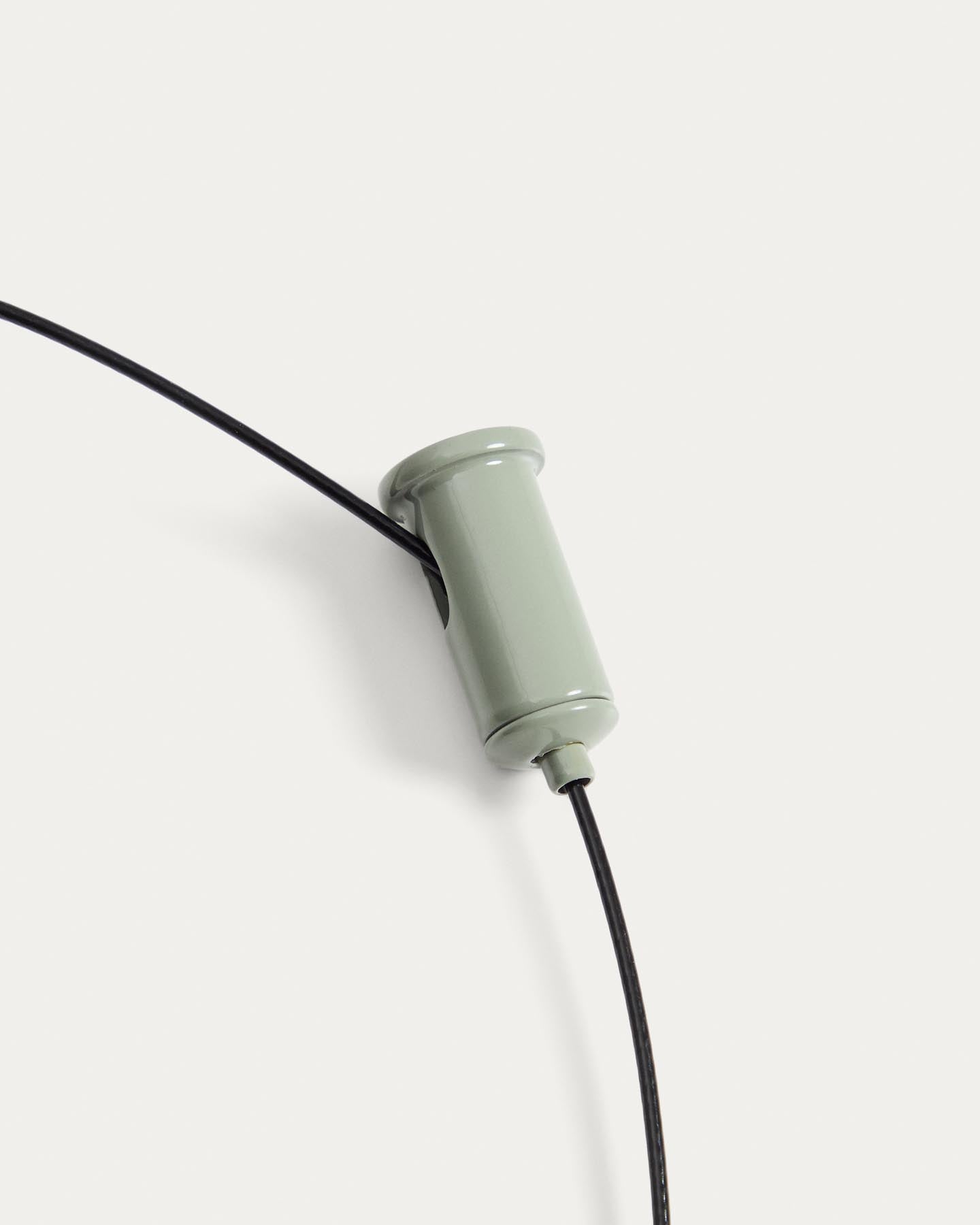 Tragbare Deckenleuchte Porte aus hellgrünem Aluminium, Ø 16 cm in Hellgrün präsentiert im Onlineshop von KAQTU Design AG. Lampenschirm ist von Kave Home