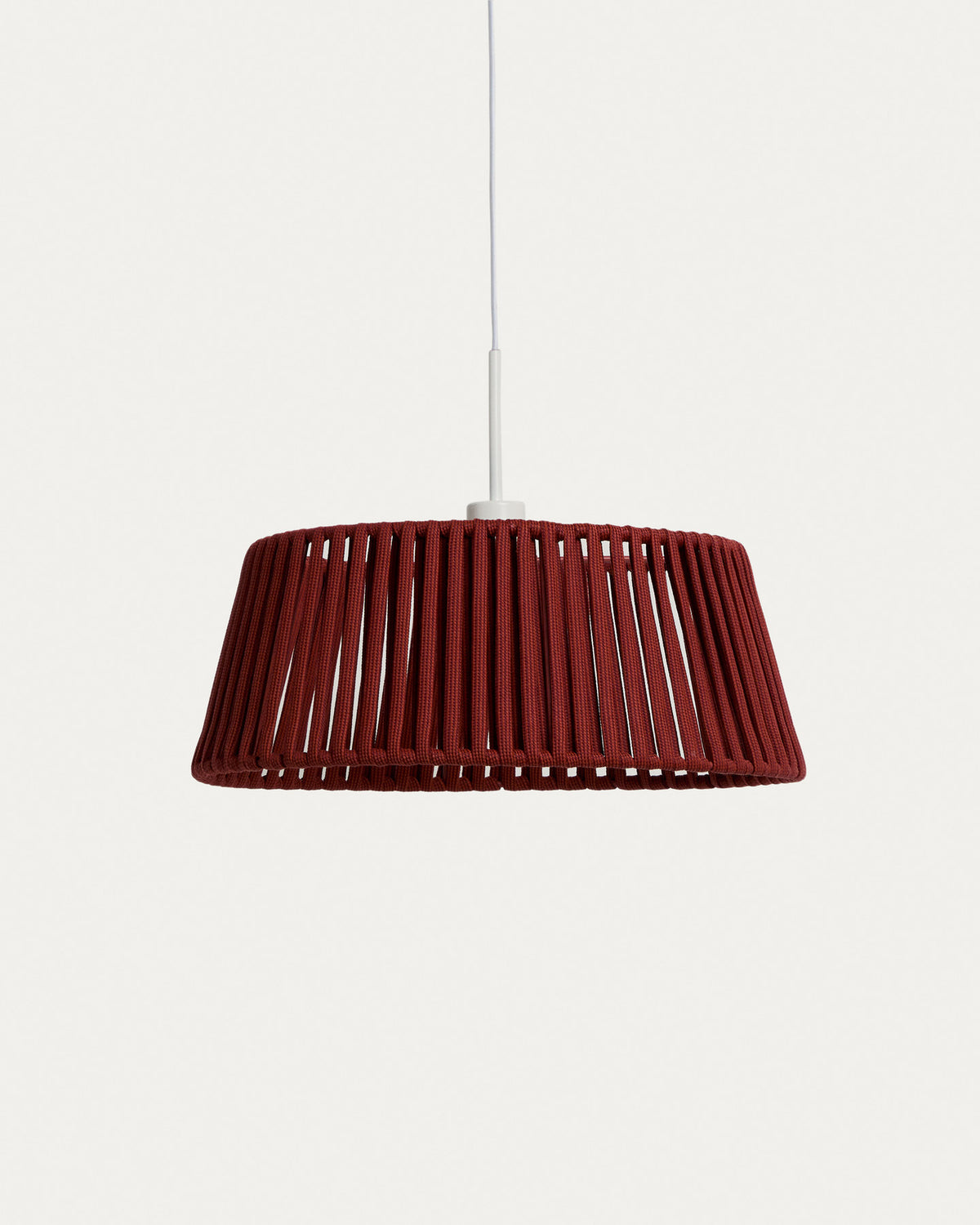 Lampenschirm für die Deckenleuchte Aldet aus flachem Seil in Terrakotta, Ø 46 cm in Terrakotta präsentiert im Onlineshop von KAQTU Design AG. Outdoor Pendelleuchte ist von Kave Home