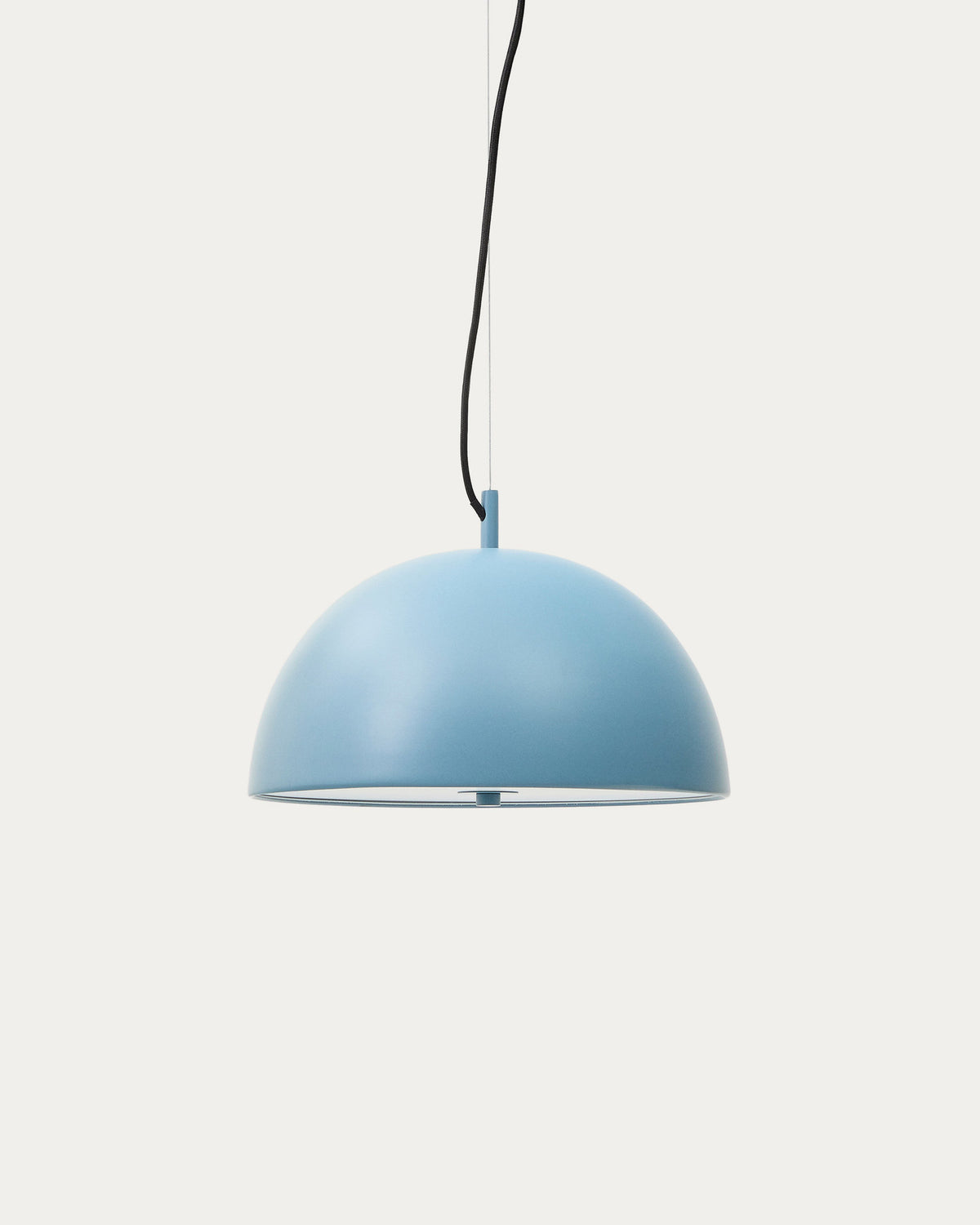 Plafoniera Catlar in metallo laccato blu Ø 40 cm