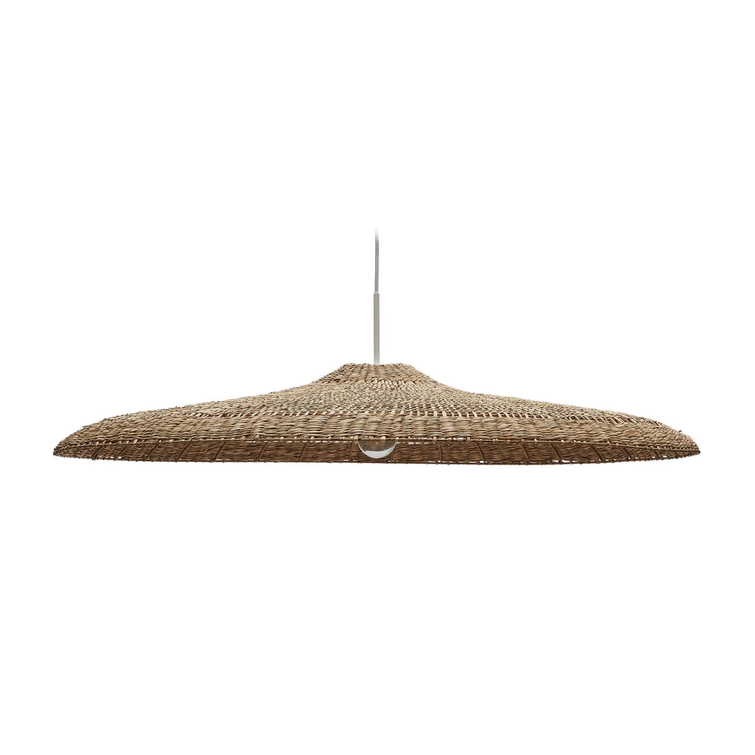 Eleganter Cruilles Lampenschirm aus Naturfasern, Ø 100 cm, für warme, einladende Atmosphäre. Perfekt für skandinavischen oder bohemian Stil.