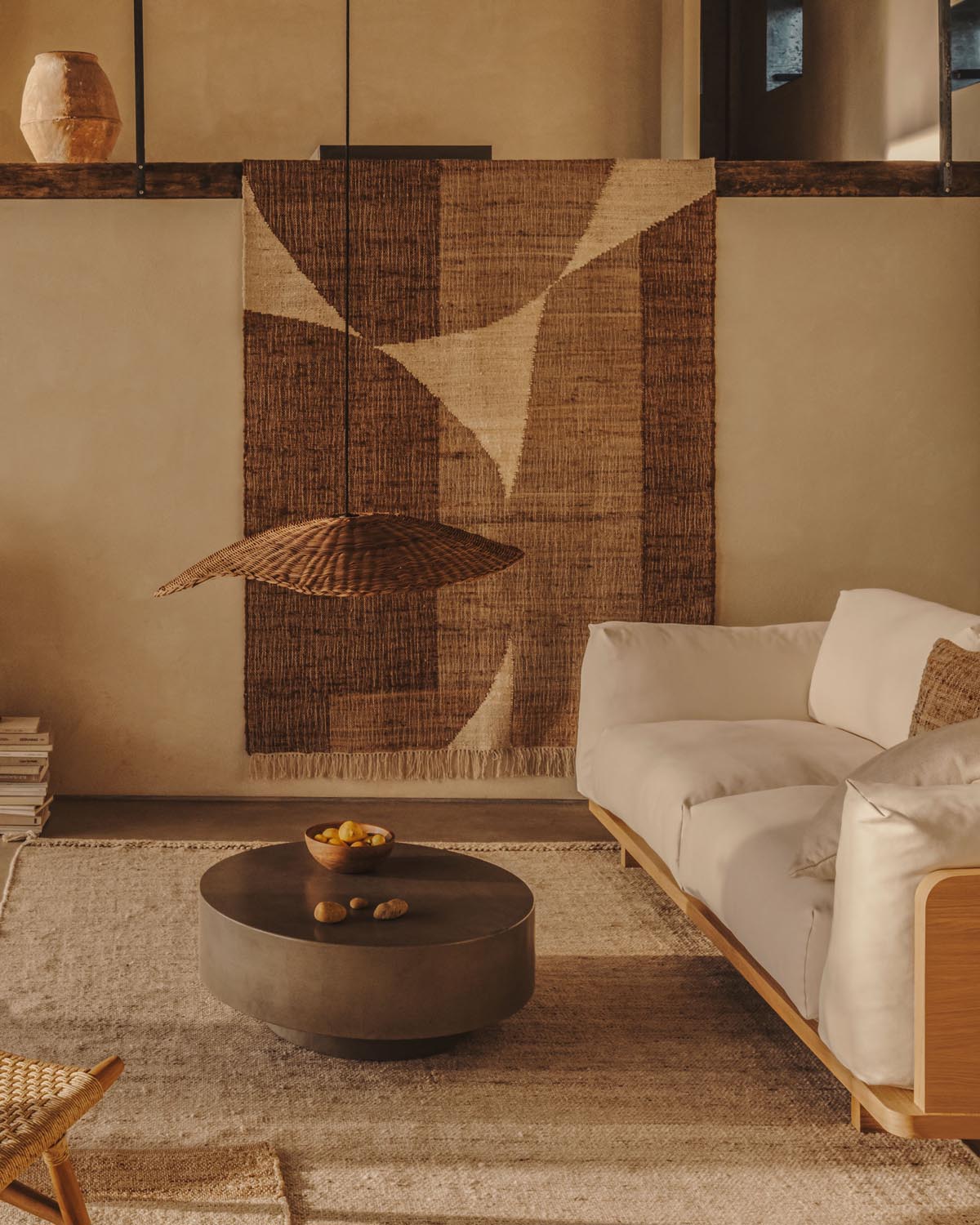 Bisbal Rattan-Lampenschirm Ø 80 cm: Natürliches Design von Kave Home.