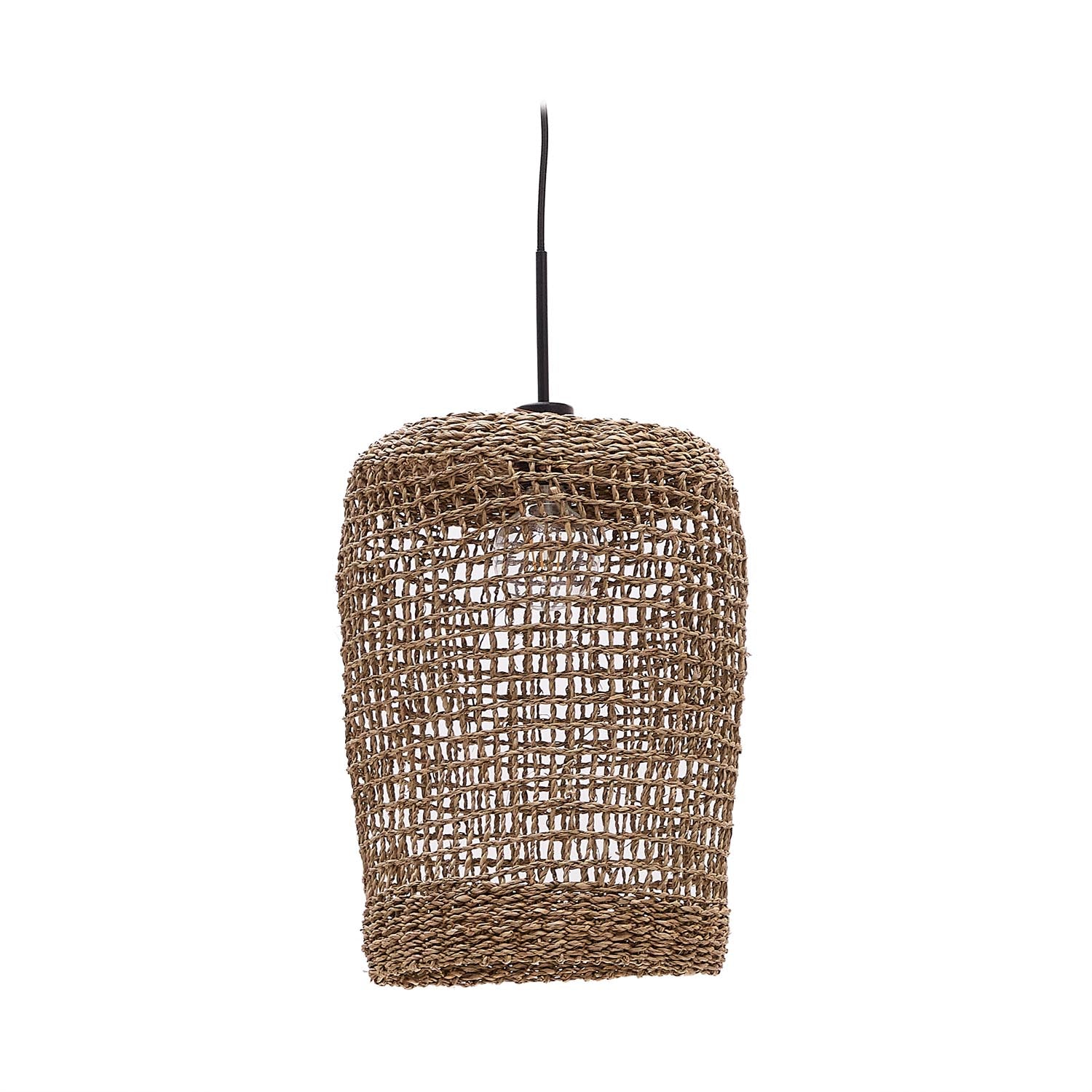 Laiar Schirm für Deckenlampe aus Rattan mit naturfarbenem Finish Ø 27 cm in Natur präsentiert im Onlineshop von KAQTU Design AG. Lampenschirm ist von Kave Home