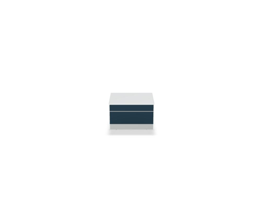 Valde LAU21L - modulare Empfangstheke in Weiss Pastell präsentiert im Onlineshop von KAQTU Design AG. Empfangsdesk ist von Mdd