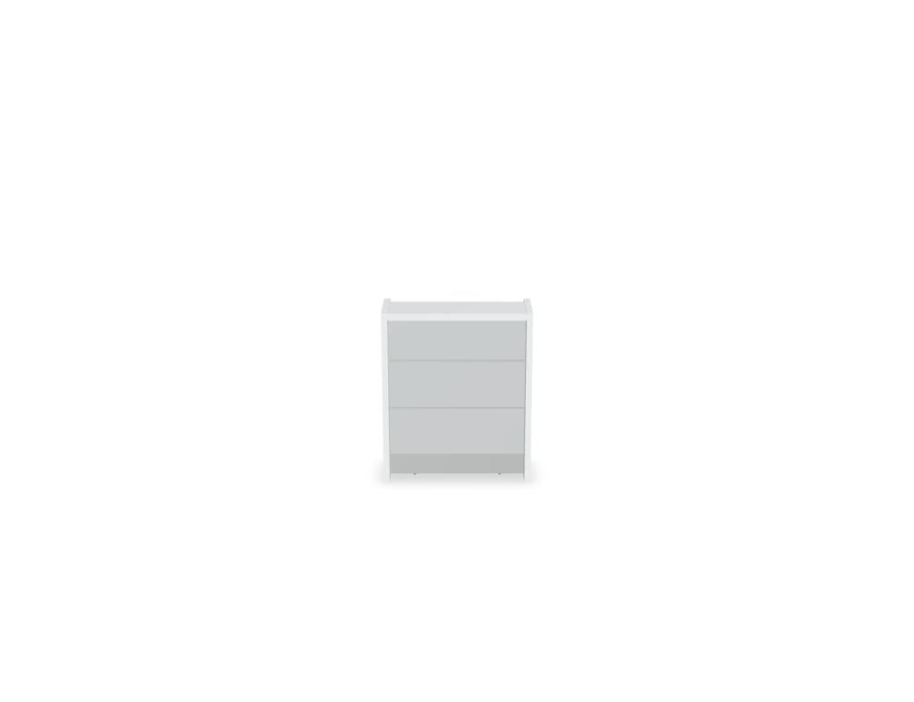 Valde LAV96L - modulare Empfangstheke in Weiss Pastell präsentiert im Onlineshop von KAQTU Design AG. Empfangsdesk ist von Mdd