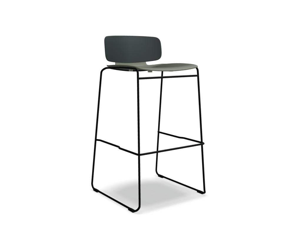 Lena LEH01H - Barhocker in Beige präsentiert im Onlineshop von KAQTU Design AG. Barhocker ist von Mdd