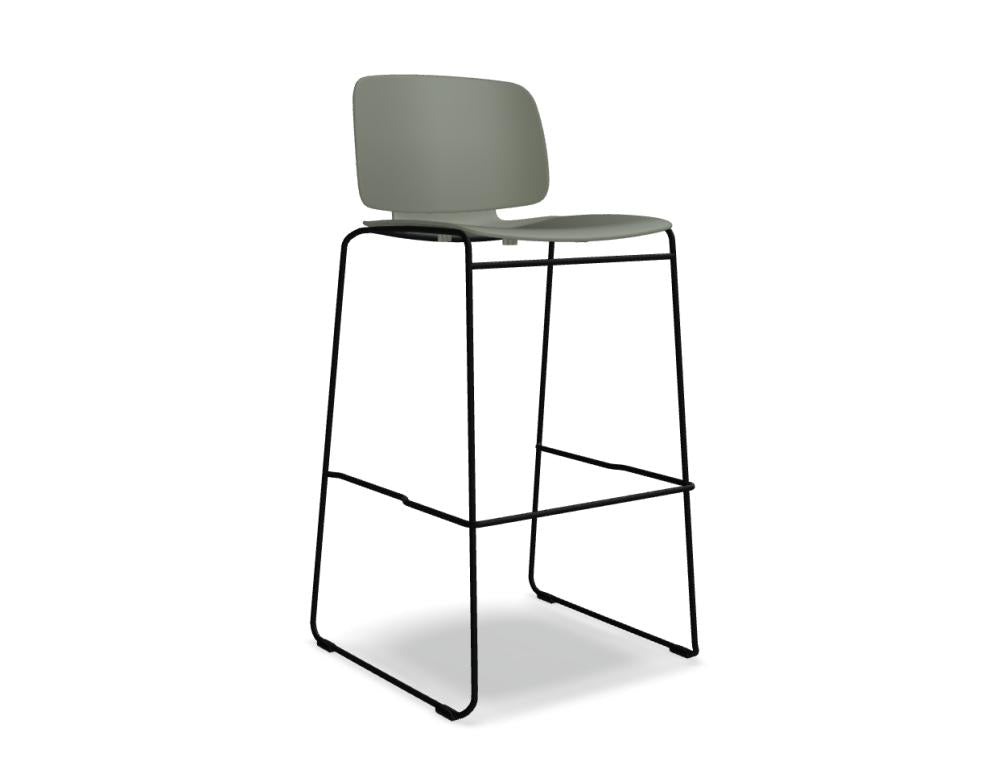 Lena LEH02H - Barhocker in Beige präsentiert im Onlineshop von KAQTU Design AG. Barhocker ist von Mdd