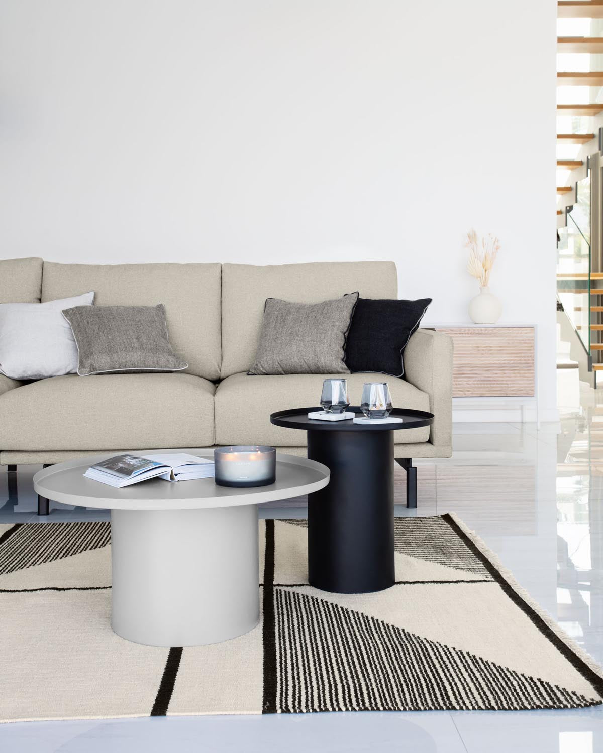 Moderner Fleksa Beistelltisch Ø 45 cm, stilvoll und langlebig.