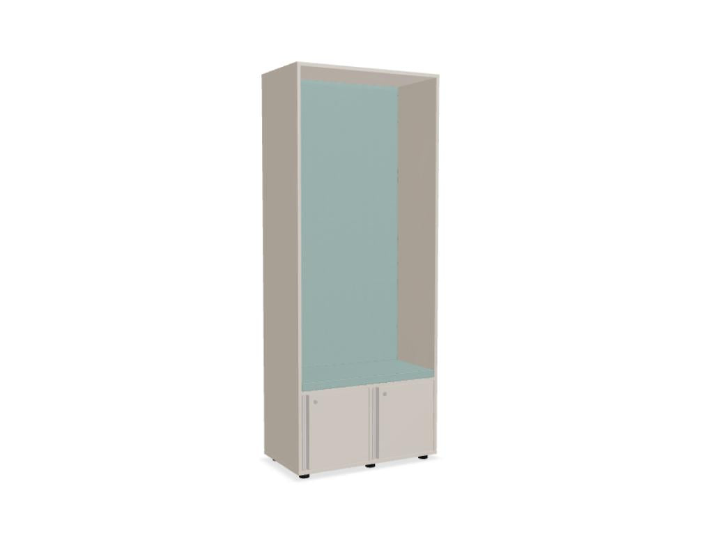 Locker Plus LKP54 - Locker-Typ Schließfachschrank in Rot präsentiert im Onlineshop von KAQTU Design AG. Büroschrank ist von Mdd