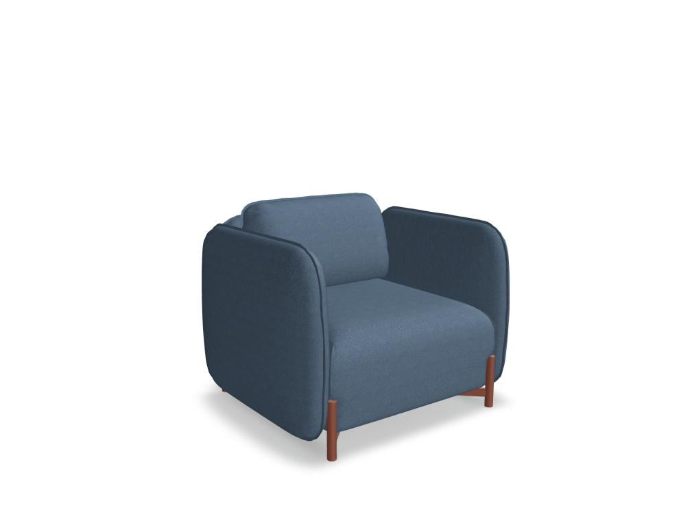Linka LKS03 - Sessel in Sepia präsentiert im Onlineshop von KAQTU Design AG. Sessel ist von Mdd
