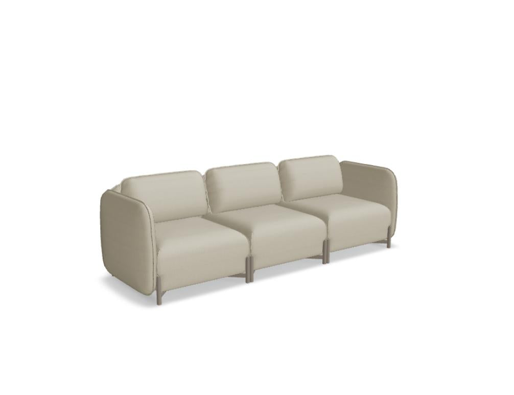 Linka LKS05 - Sofa in Sepia präsentiert im Onlineshop von KAQTU Design AG. 3er Sofa ist von Mdd