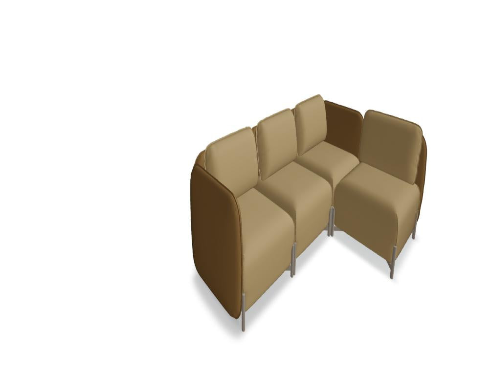 Linka LKSM1B - Sofa in Sepia präsentiert im Onlineshop von KAQTU Design AG. Modulares Sofa ist von Mdd