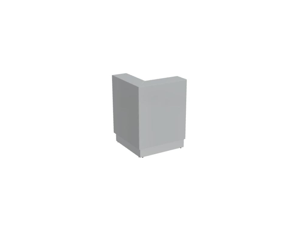 Linea LN91 - modulare Empfangstheke in präsentiert im Onlineshop von KAQTU Design AG. Empfangsdesk ist von Mdd