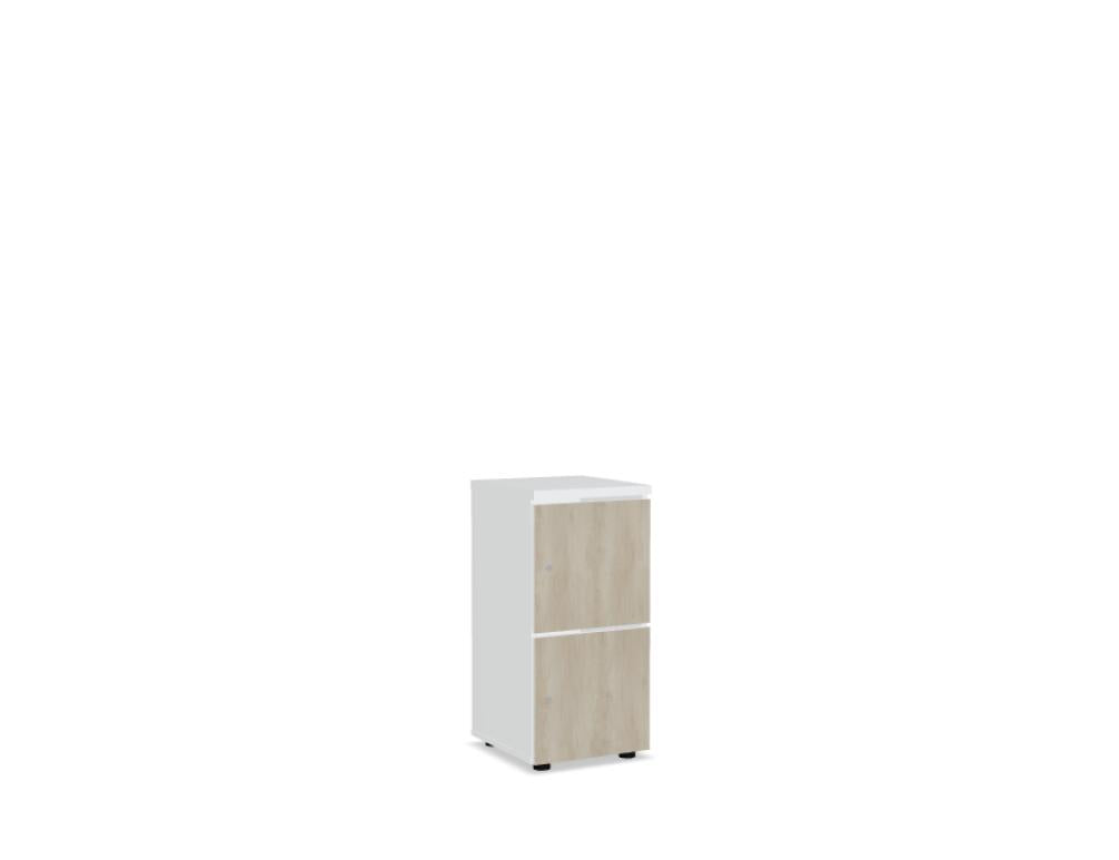 Locker Standard LOK02 - Schließfachschrank in Weiss Pastell präsentiert im Onlineshop von KAQTU Design AG. Büroschrank ist von Mdd