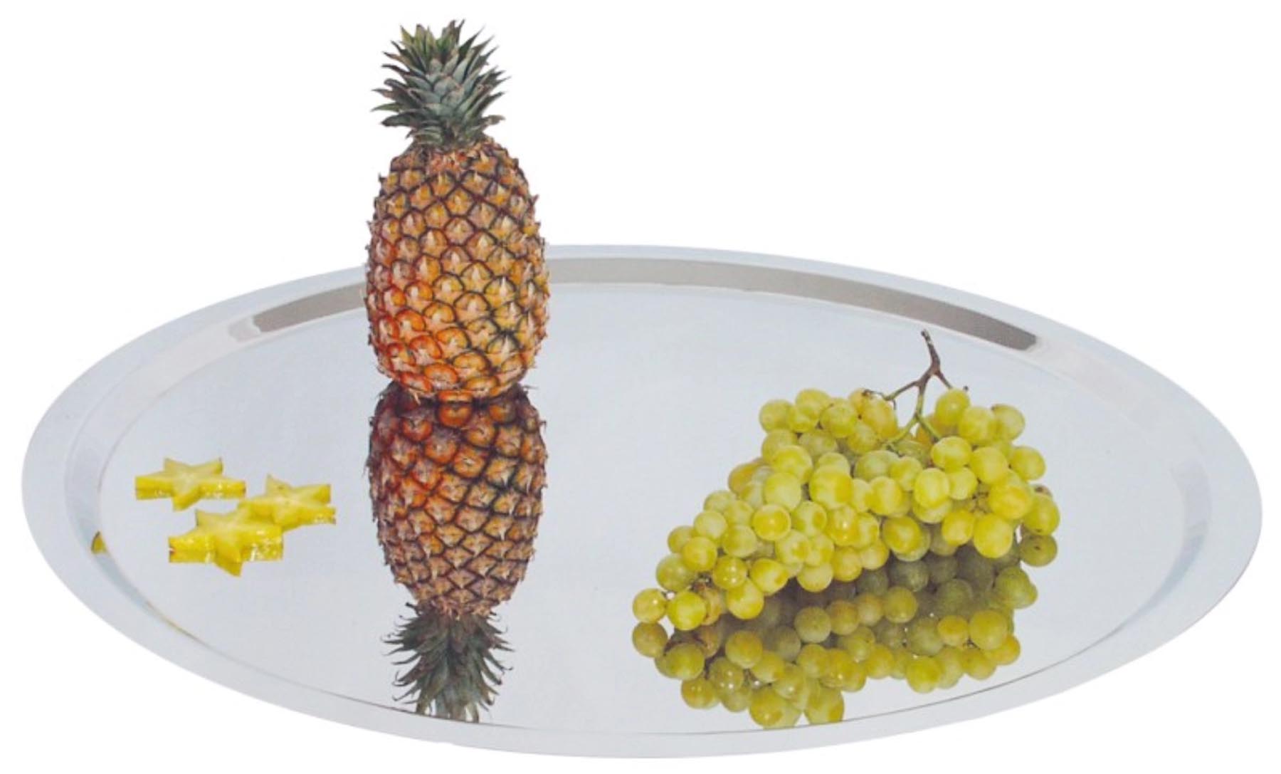 Bankettplatte rund 40 cm in präsentiert im Onlineshop von KAQTU Design AG. Platte ist von Contacto