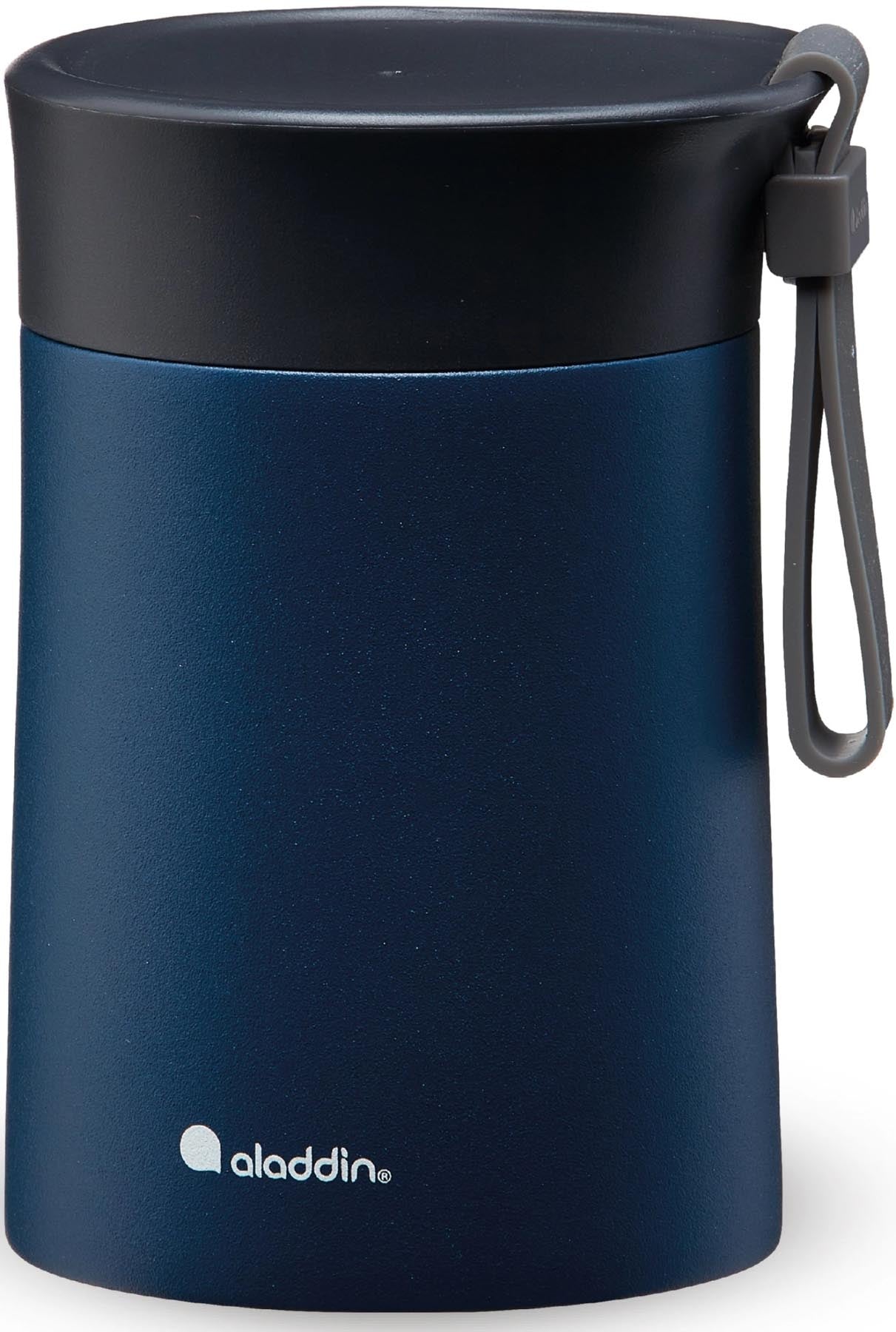 Bistro Thermavac Edelstahl Lunchbox 0.4L Deep Navy in Blau präsentiert im Onlineshop von KAQTU Design AG. Trinkflasche ist von Aladdin