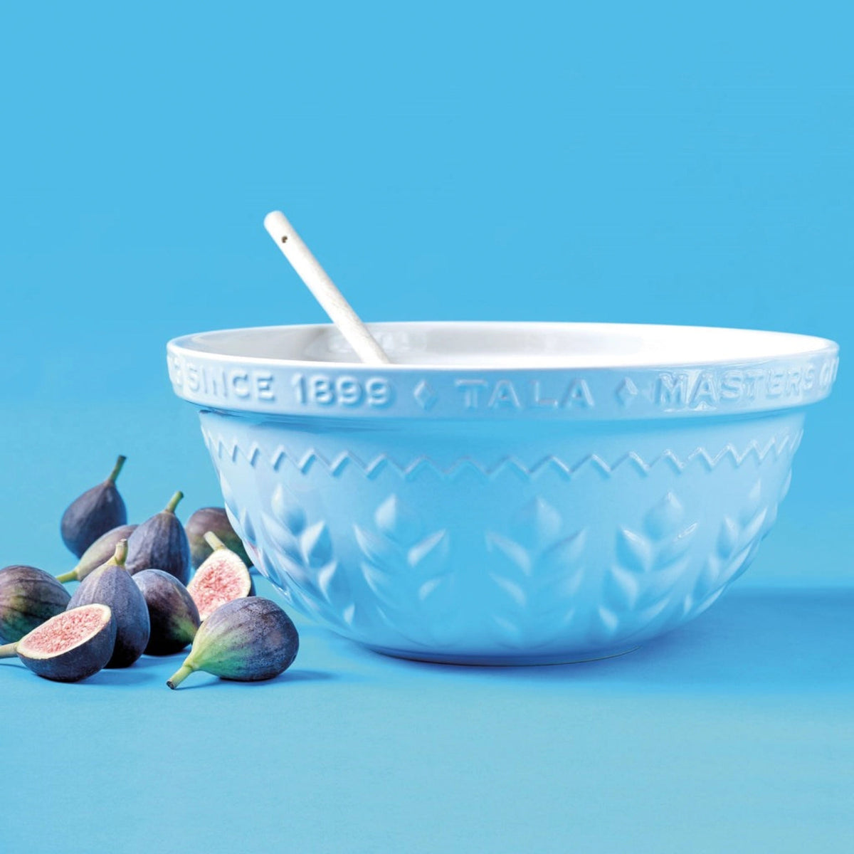 Tala blau Corn Design 30cm Rührschüssel Steingut in Blau präsentiert im Onlineshop von KAQTU Design AG. Schüssel ist von Tala