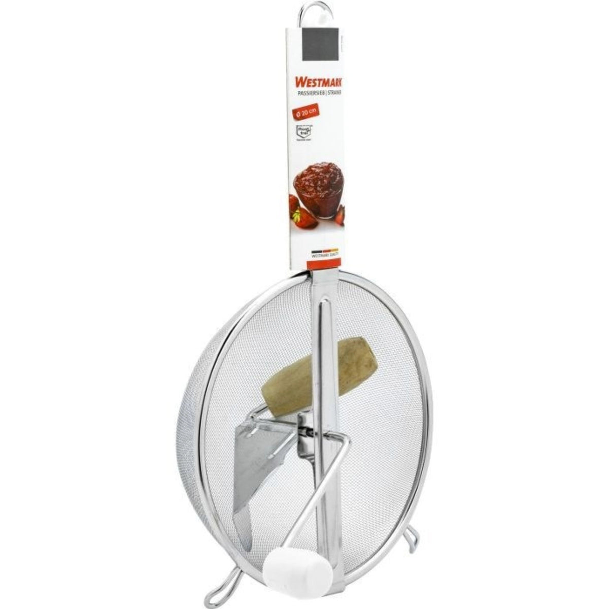 Passiersieb Edelstahl Standard, 37x20x18cm in Silber präsentiert im Onlineshop von KAQTU Design AG. Küchensieb ist von Westmark