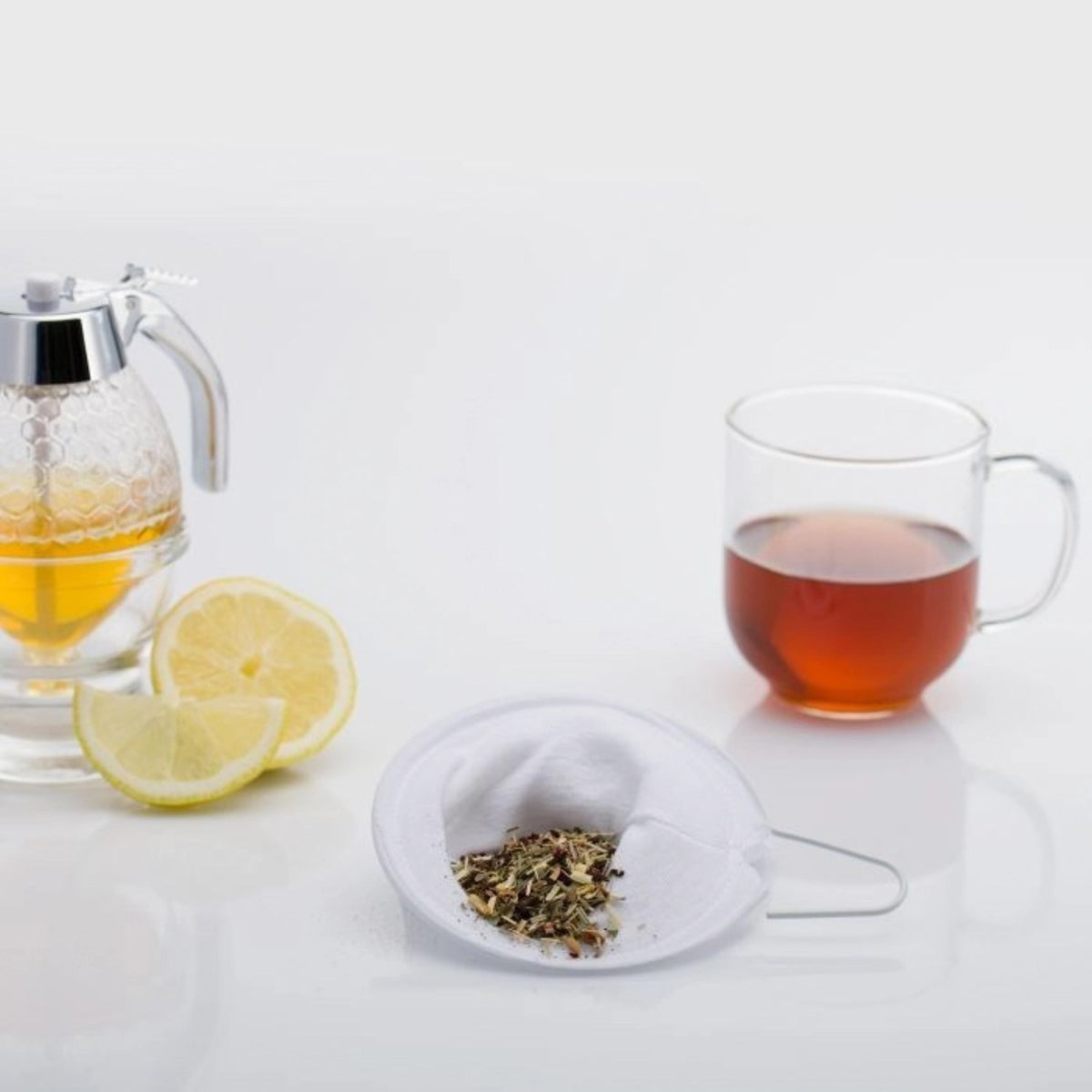 Teenetz, Baumwolle, D9cm, 4 Tassen in Weiss präsentiert im Onlineshop von KAQTU Design AG. Tasse ist von Westmark