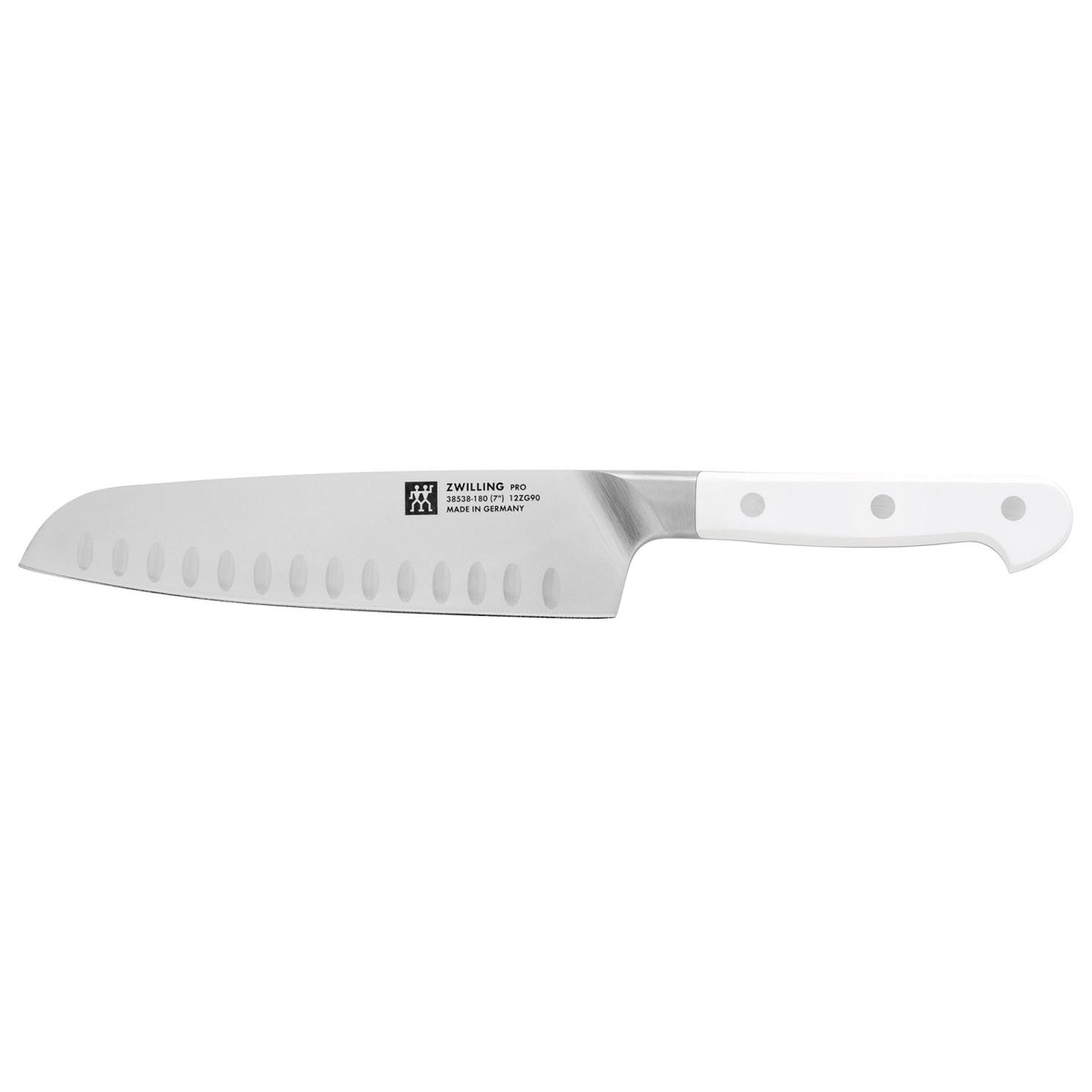 Pro le blanc Santokumesser 180mm in Weiss präsentiert im Onlineshop von KAQTU Design AG. Küchenmesser ist von Zwilling Kitchen