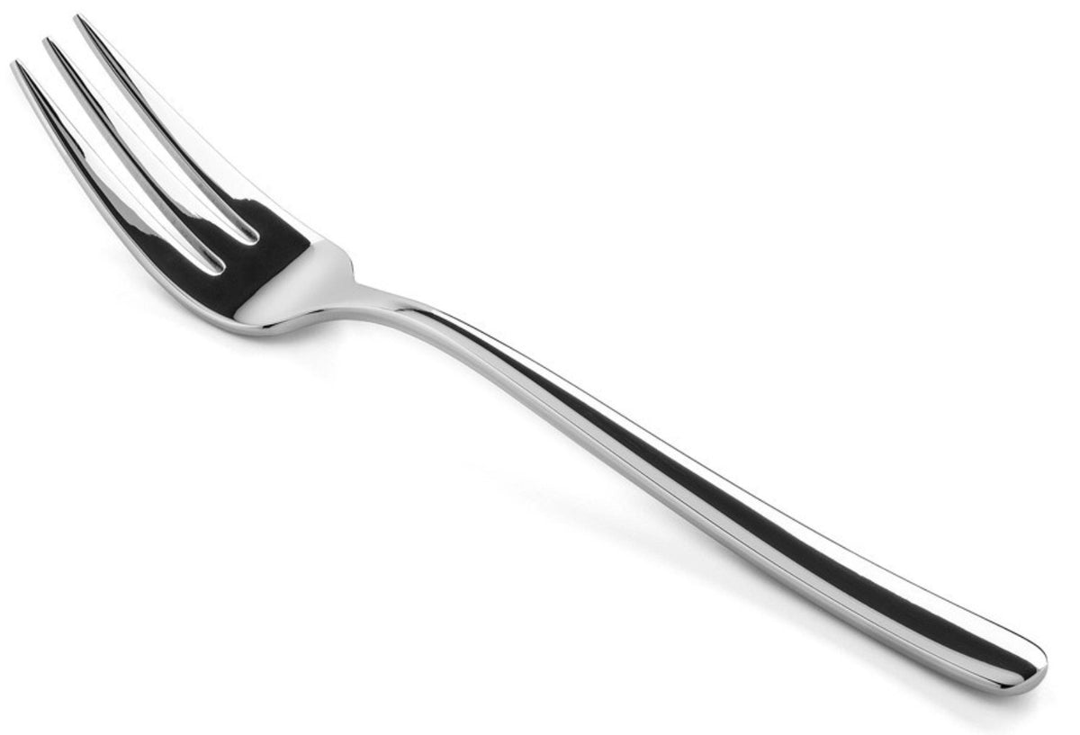 Courchevel Fischgabel edelstahl glänzend in Silber präsentiert im Onlineshop von KAQTU Design AG. Besteck ist von Revol