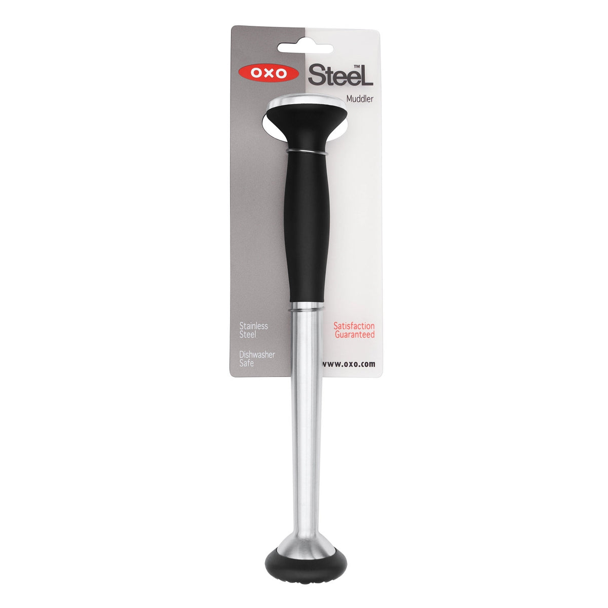 Good Grips Steel Stössel in Silber präsentiert im Onlineshop von KAQTU Design AG. Barzubehör ist von OXO