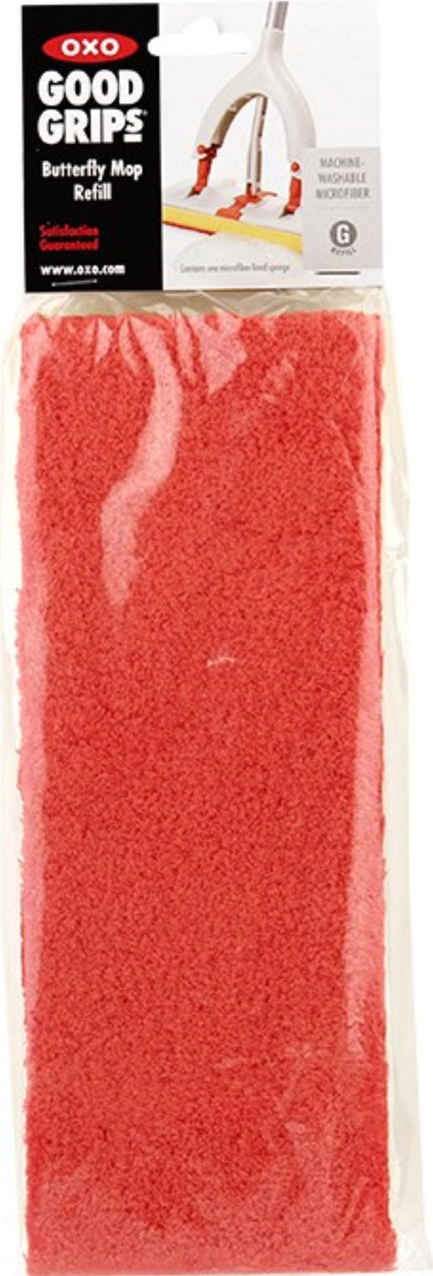 Good Grips Butterfly Mop Nachfüllung in Rot präsentiert im Onlineshop von KAQTU Design AG. Besen ist von OXO