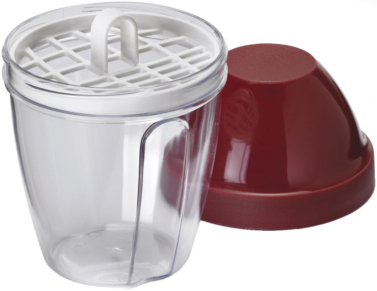 Schüttelbecher Mix-Ei, 13.5x8.5x8.5cm, 0.25 lt in Rot präsentiert im Onlineshop von KAQTU Design AG. Barzubehör ist von Westmark