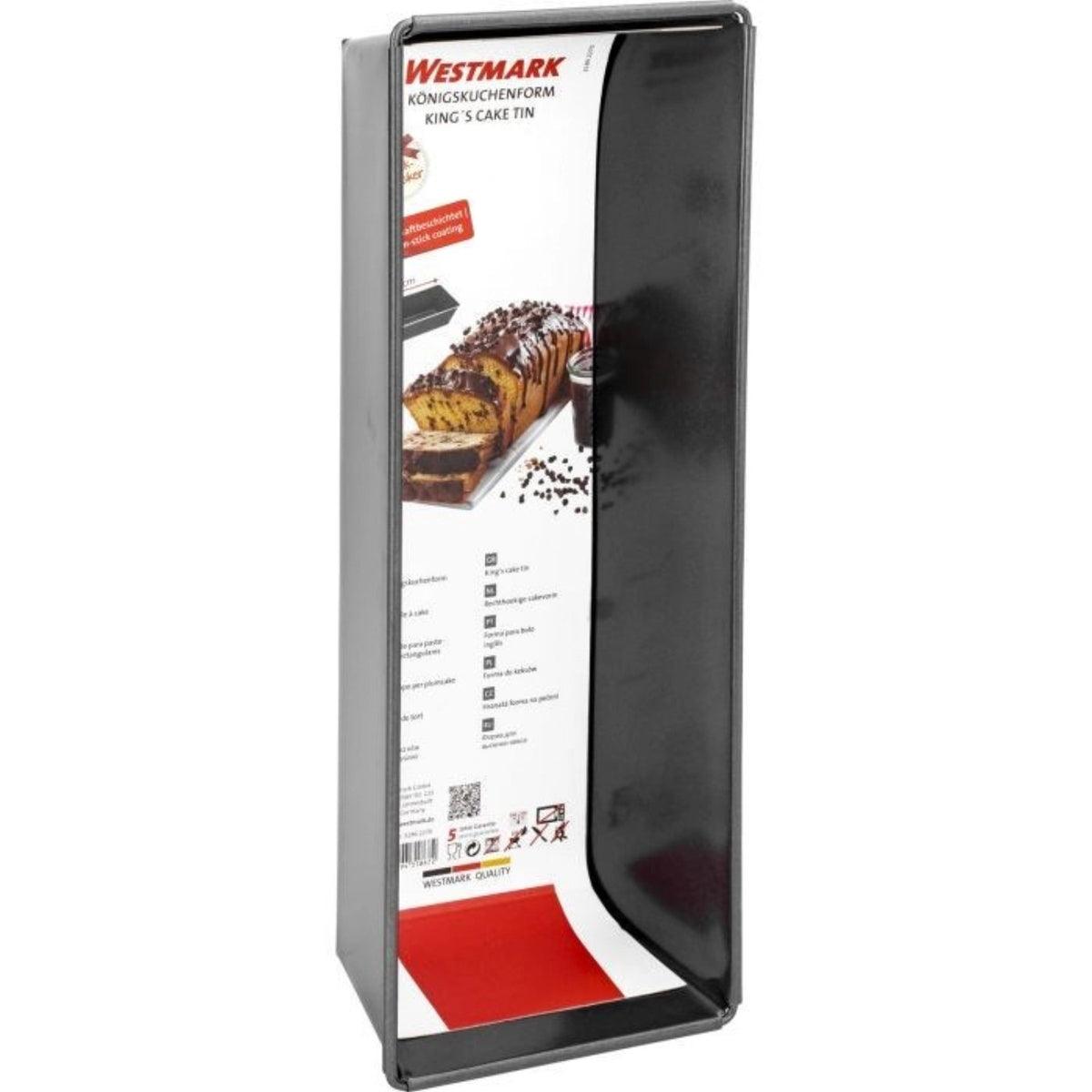 Backklassiker Cakeform 30cm, Antihaft in Silber präsentiert im Onlineshop von KAQTU Design AG. Backform / Backblech ist von Westmark