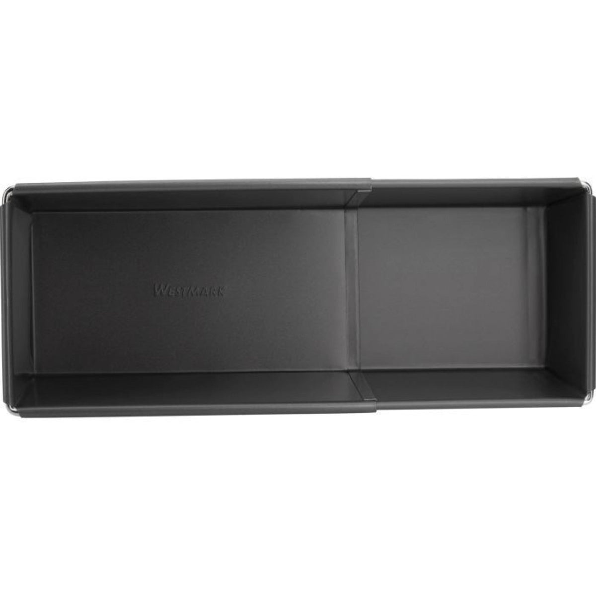 Backmeister Brotbackform ausziehbar, 25-35cm, Antihaft in Silber präsentiert im Onlineshop von KAQTU Design AG. Backform / Backblech ist von Westmark