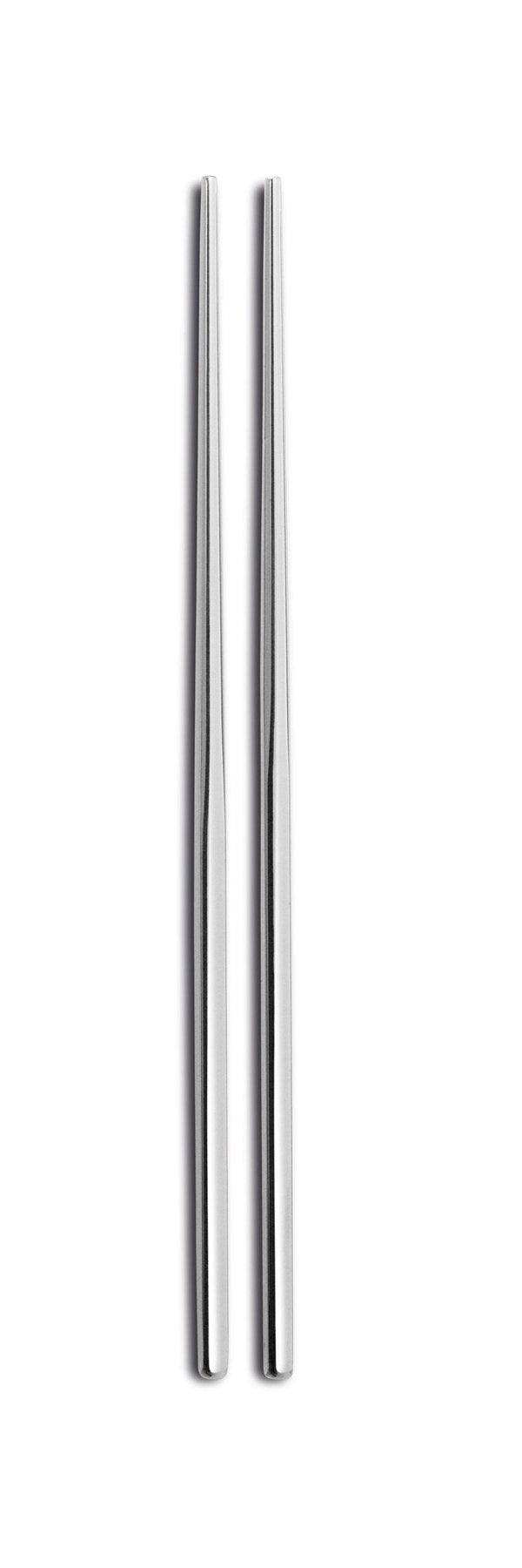 2er Set Palillos Essstäbchen 18/10 silber in Silber präsentiert im Onlineshop von KAQTU Design AG. Besteck ist von Comas