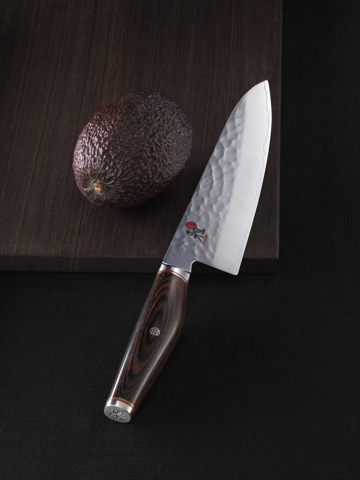 MIYABI 6000MCT Shotoh, 130mm in Braun präsentiert im Onlineshop von KAQTU Design AG. Damastmesser ist von Miyabi