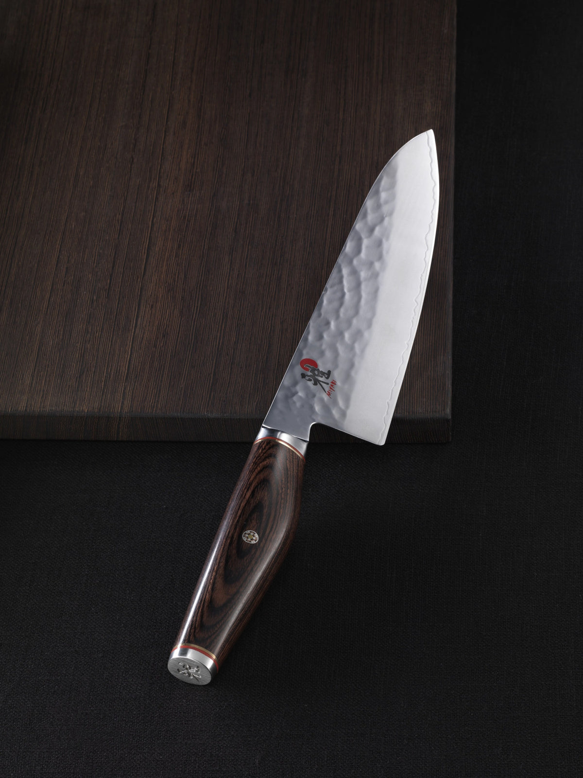 MIYABI 6000MCT Shotoh, 130mm in Braun präsentiert im Onlineshop von KAQTU Design AG. Damastmesser ist von Miyabi