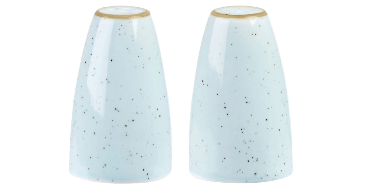 Stonecast Duck Egg Blue Pfefferstreuer 7cm in Blau präsentiert im Onlineshop von KAQTU Design AG. Salz & Pfeffer ist von Churchill