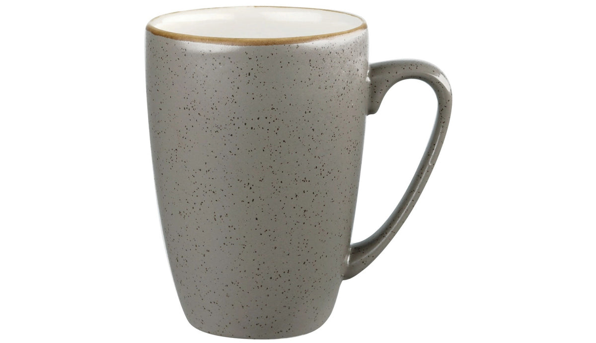 Stonecast Peppercorn Grey Becher mit Henkel 34cl in Silber präsentiert im Onlineshop von KAQTU Design AG. Tasse ist von Churchill