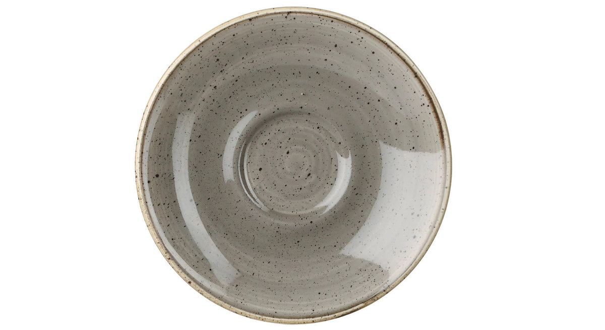 Stonecast Peppercorn Grey Espresso Untere 11.8cm in Silber präsentiert im Onlineshop von KAQTU Design AG. Espressotassen ist von Churchill