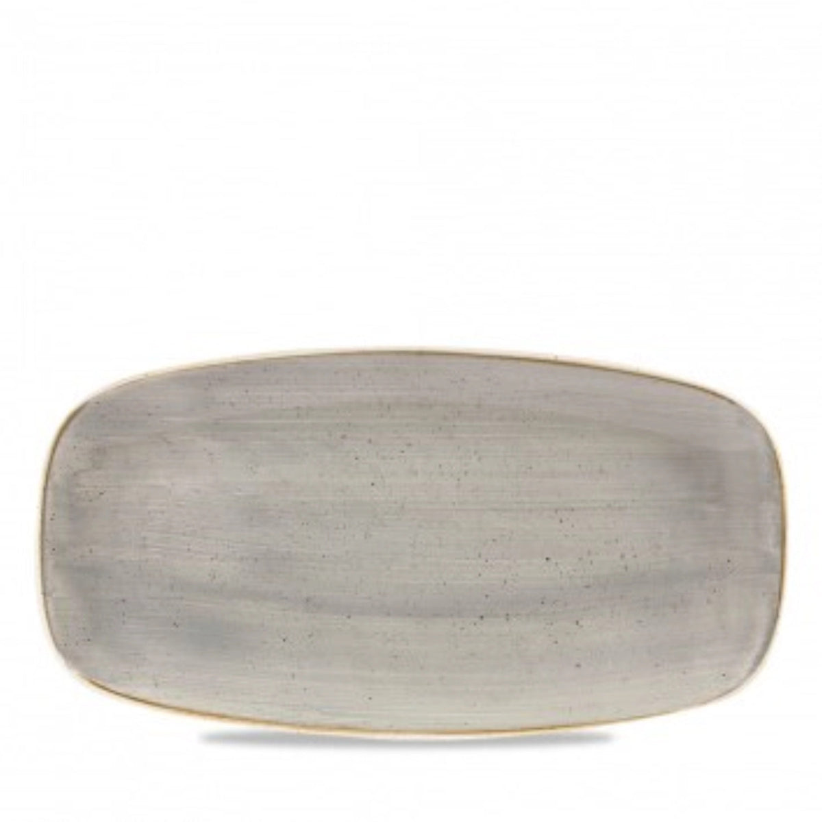 Stonecast Peppercorn Grey Platte rechteck. No 2 26.9x12.7cm in Silber präsentiert im Onlineshop von KAQTU Design AG. Platte ist von Churchill