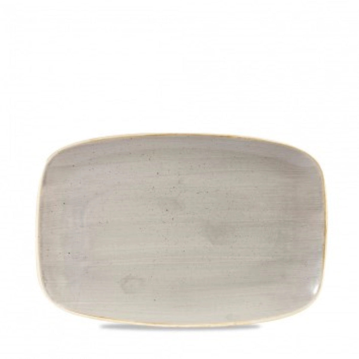 Stonecast Peppercorn Grey Platte rechteck. No 6 23.7x15.7cm in Silber präsentiert im Onlineshop von KAQTU Design AG. Platte ist von Churchill