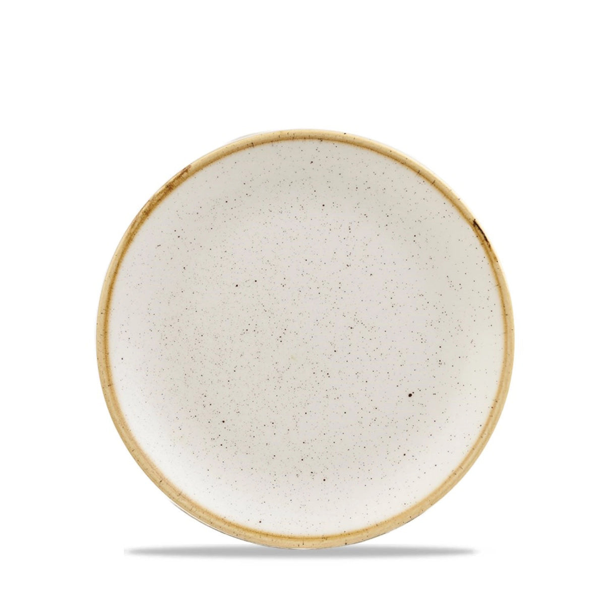 Stonecast Barley White Coupe Teller flach 16.5cm in Weiss präsentiert im Onlineshop von KAQTU Design AG. Teller ist von Churchill