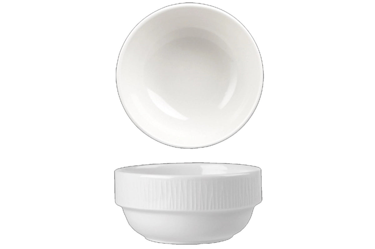 Bamboo White Schale 37.7cl, stapelbar in Weiss präsentiert im Onlineshop von KAQTU Design AG. Schale ist von Churchill