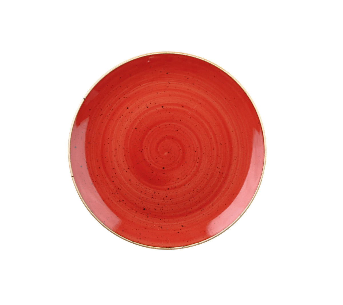 Stonecast Berry Red Coupe Teller tief 24.8cm in Rot präsentiert im Onlineshop von KAQTU Design AG. Teller ist von Churchill