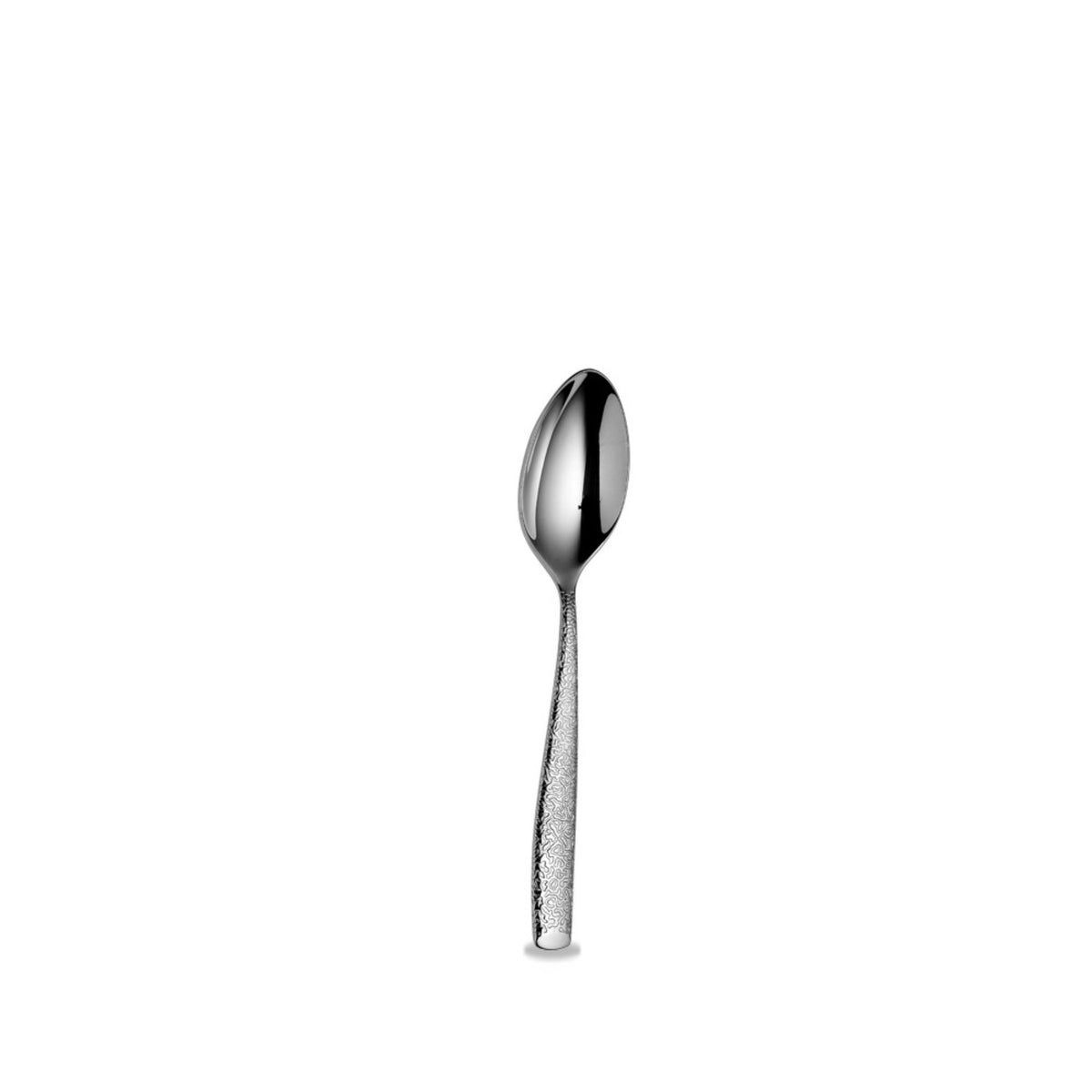 Raku Kaffeelöffel 2.4mm 13.8cm in Silber präsentiert im Onlineshop von KAQTU Design AG. Besteck ist von Churchill