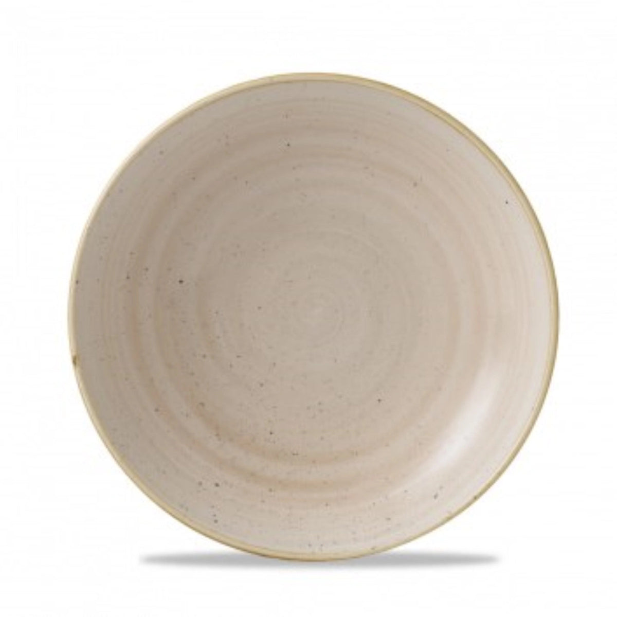 Stonecast Nutmeg Beige Coupe Teller tief 24.8cm in Beige präsentiert im Onlineshop von KAQTU Design AG. Teller ist von Churchill