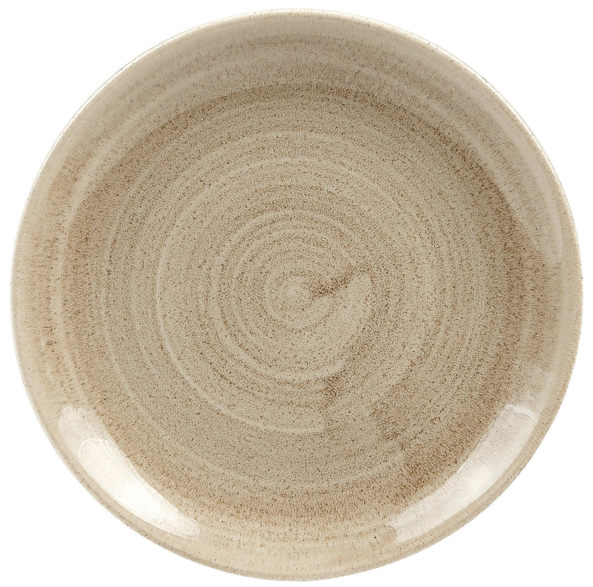 Stonecast Patina Antique taupe Coupe Teller flach 16.5cm in Beige präsentiert im Onlineshop von KAQTU Design AG. Teller ist von Churchill