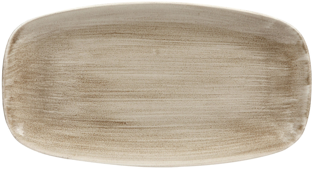 Stonecast Patina Antique taupe Platte rechteckig 35.5x18.9cm in Beige präsentiert im Onlineshop von KAQTU Design AG. Platte ist von Churchill